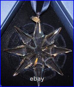 2009 Swarovski Christmas Crystal Ornament, Large Annual Edition, MINT