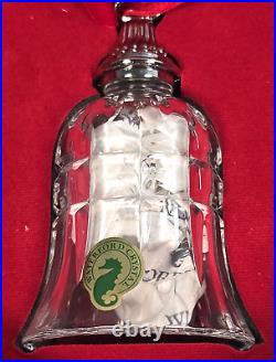 2009 Waterford Crystal 12 Days of Christmas 10 Lords A-Leaping Bell Ornament