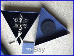 2010 NEW Swarovski Crystal Large Snowflake Christmas Ornament NIB