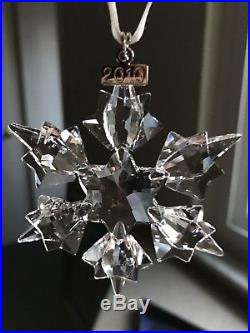 2010 NEW Swarovski Crystal Large Snowflake Christmas Ornament NIB