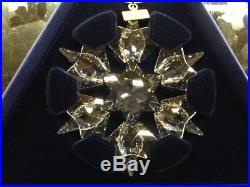 2010 NEW Swarovski Crystal Large Snowflake Christmas Ornament with certificate