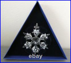 2010 Swarovski Annual Christmas Holiday Ornament Crystal Snowflake Star Box
