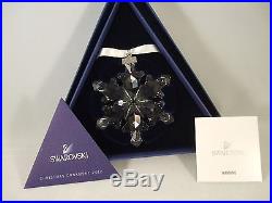 2011 And 2012 Swarovski Crystal Annual Christmas Ornament Large Size New
