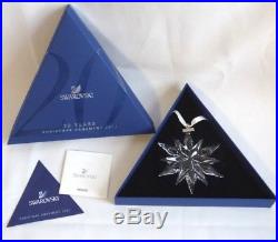 2011 SWAROVSKI crystal Star Ornament MIB snowflake Christmas