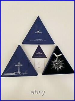 2011 Swarovski Crystal Annual Christmas Ornament 20 YEARS-NIB, MINT, Never Used