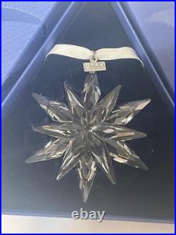 2011 Swarovski Crystal Annual Snowflake Christmas Ornament New Box Cert 20th Ann