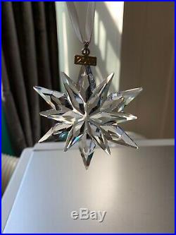 2011 Swarovski Crystal Large Christmas 20 Years Ornament Nib 1092037
