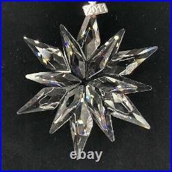 2011 Swarovski Crystal Snowflake Ornament Annual Edition 20 Year Anniversary MIB