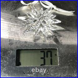 2011 Swarovski Crystal Snowflake Ornament Annual Edition 20 Year Anniversary MIB