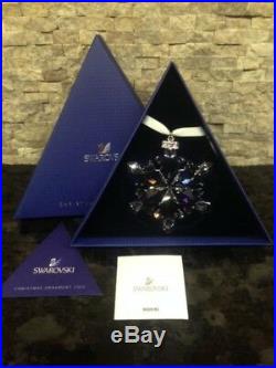 2012 NEW Swarovski Crystal Large Christmas Ornament withboth boxes & certificates