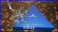 2012 SWAROVSKI CRYSTAL Annual Edition CHRISTMAS ORNAMENT Snowflake Star LARGE NR