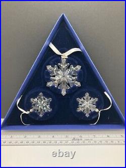 2012 Swarovski Crystal 1139999 Christmas Ornament Set 9400 000 380