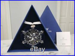 2012 Swarovski Crystal Annual Large Snowflake Star Christmas Ornament New in Box