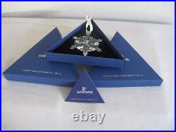 2012 Swarovski Crystal Christmas Ornament 3 Snowflake 1125019