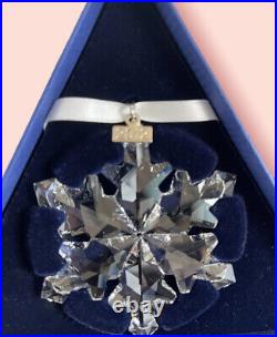 2012 Swarovski Crystal Christmas Star Snowflake Ornament Box Sleeve Cert 1125019