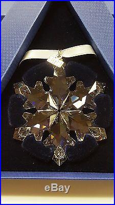 2012 Swarovski Crystal Christmas Tree Snowflake Star Ornament Collectible Art