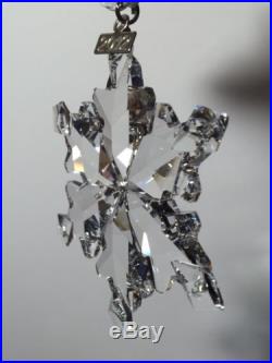 2012 Swarovski Crystal Large Snowflake Star Christmas Tree Ornament