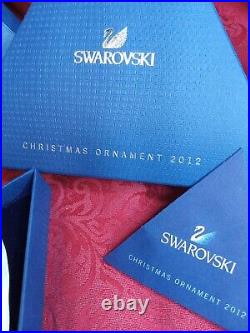 2012 Swarovski Large Annual Snowflake Christmas Ornament NIB! IA