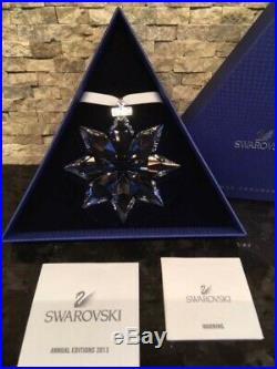 2013 NEW Swarovski Crystal Large Christmas Ornament withboth boxes & certificates