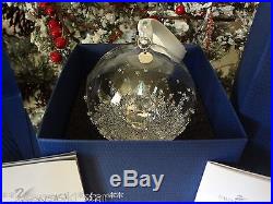 2013 NIB SWAROVSKI CRYSTAL ANNUAL CHRISTMAS BALL ORNAMENT 1ST EDTION #5004498