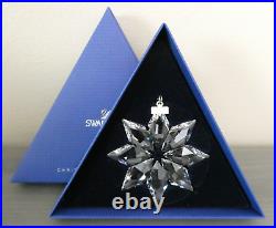 2013 Swarovski Annual Christmas Holiday Ornament Crystal Snowflake Star Box