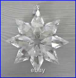 2013 Swarovski Annual Christmas Holiday Ornament Crystal Snowflake Star Box