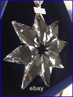 2013 Swarovski Crystal Annual Christmas Holiday ORNAMENT Original Boxes COA MINT