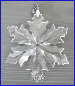 2014 Swarovski Annual Christmas Holiday Ornament Crystal Snowflake Star Box