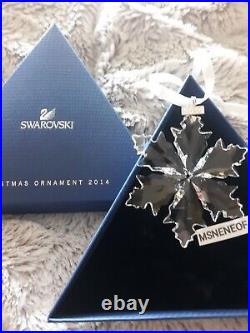 2014 Swarovski Annual Edition Large Crystal Snowflake