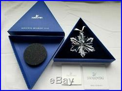 2014 Swarovski Crystal Annual Christmas Snowflake Ornament Large NIB