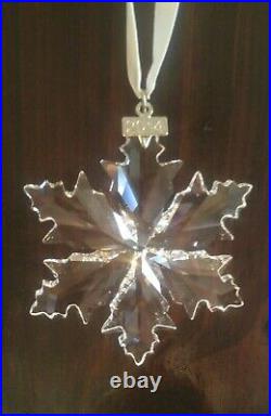 2014 Swarovski Crystal Christmas Ornament Star Snowflake Original Box