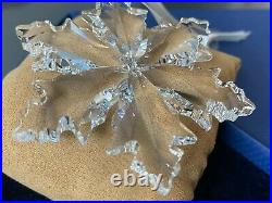 2014 Swarovski Crystal Christmas Ornament Star Snowflake in Box