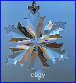 2014 Swarovski Crystal Christmas Ornament Star Snowflake in Box