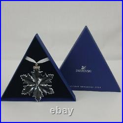 2014 Swarovski Snowflake STAR Annual Christmas Ornament New with Box & Inserts