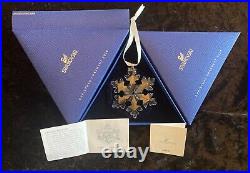 2016 25th Anniversary Swarovski Crystal Snowflake Christmas in Box 5180210 MINT