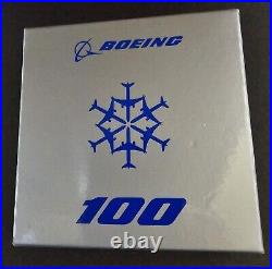 2016 Boeing Centennial Waterford Nickel-plated Jet Snowflake Ornament & Crystal