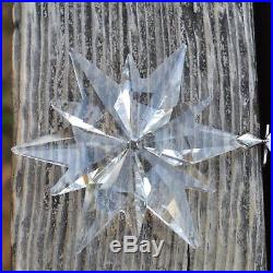 2017 Annual Edition Christmas Ornament Star XMAS Snowflake Crystal Decor 2.79 in