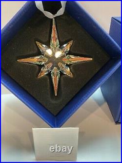 2017 Large Swarovski Crystal Christmas Star Ornament With Square Box And Sleeve