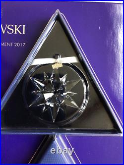 2017 Swarovski Large STAR Crystal Snowflake Xmas Ornament Annual Edition SEALED