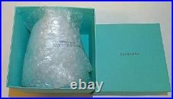 2017 Tiffany & Co Crystal Bell Tree Ornament With Ribbon 4.5 New In Box