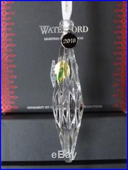 2018 Nib Waterford Set Of 3 Icicle Christmas Ornaments #40031796