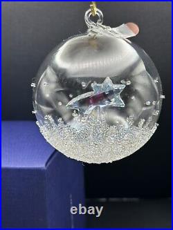 2018 SWAROVSKI Crystal Ball SHOOTING STAR Annual Holiday Ornament 5377678 HTF