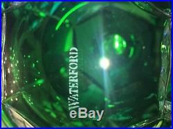 2018 Waterford Christmas Set Of 3 Crystal Balls/Ruby/Emerald/Clear