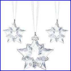 2019 Christmas Ornament Set (1 Annual, 2 Little Stars) Swarovski Crystal 5429600