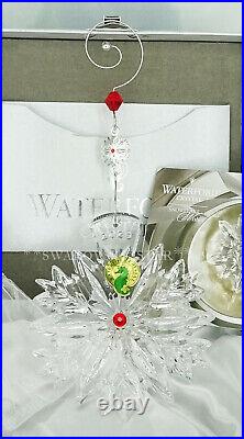 2020 Nib Waterford Annual Snowflake Wishes Love Prestige Ornament 1055480