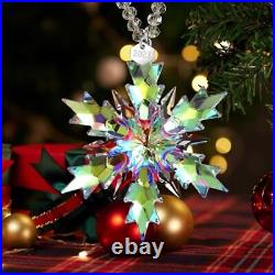 2023 Annual Limited Edition Ornament Crystal Snowflake Christmas Tree Hanging