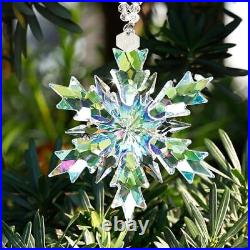 2023 Annual Limited Edition Ornament Crystal Snowflake Christmas Tree Hanging