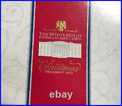 24 K Gold Christmas Ornament White House Resoration 2002 Crystal Rare Vtg