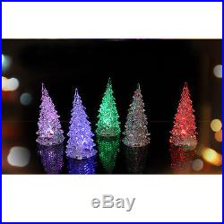 2Pcs LED Lamp Light Crystal Decoration Home Party Gift Decor Xmas Christmas Tree