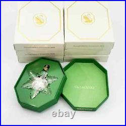 2pcs Snowflake Swarovski Crystal 2024 Edition Christmas Ornament 5661079